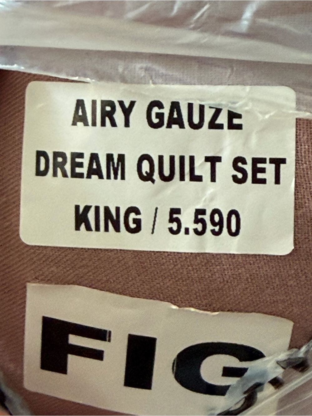 NWT QUINCE Airy Gauze Dream Quilt Set Organic Fig Purple King / Cal King - Picture 7 of 13